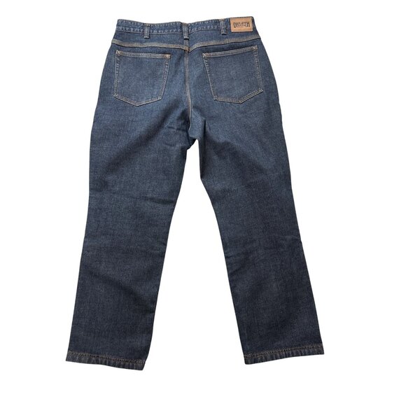 Duluth Trading Co. Men's Ballroom Flex Fleece-Lined Blue Jeans Size 38 NWOT - Picture 2 of 5